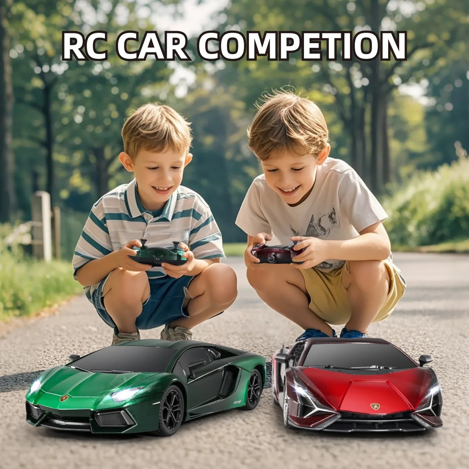 MIEBELY Lamboghini RC Car - 1:24 Scale Lambo Toy Car 3.7V 500mAh, Sián Fast Remote Control Car for Boys 8-12, Rc Race Model Birthday Gifts for Kids Adults Boys Girls Age 6-12 Year Old - MIEBELY