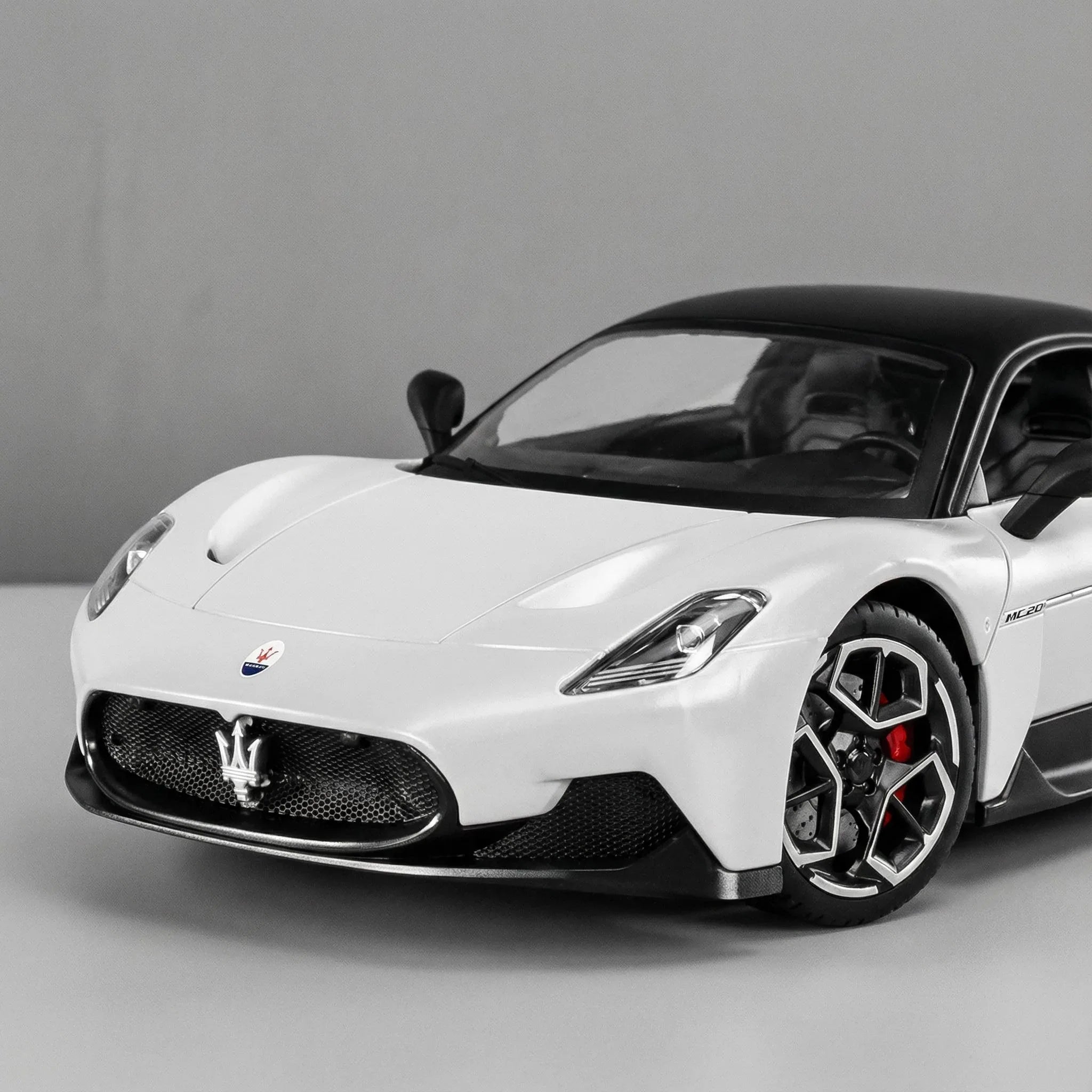 MIEBELY Maserati Remote Control Car, Openable Door 1:12 Scale Rc Toy Car 7.4V 900mAh Licensed 12Km/h Fast Rc Cars with Led Light 2.4Ghz Model Car for Adults Boys Girls Birthday Ideas Gift (White) - MIEBELY