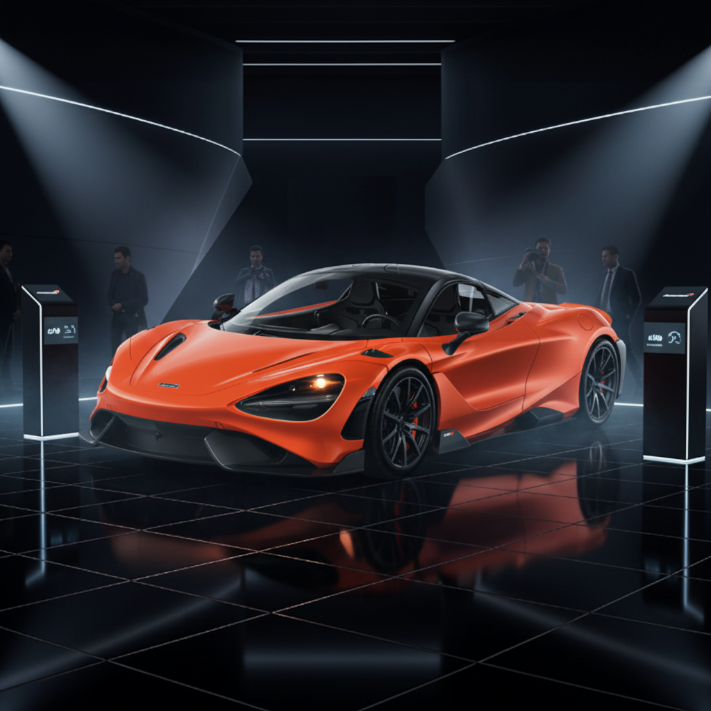 1:12 McLaren 765LT Remote Control Car (Orange)