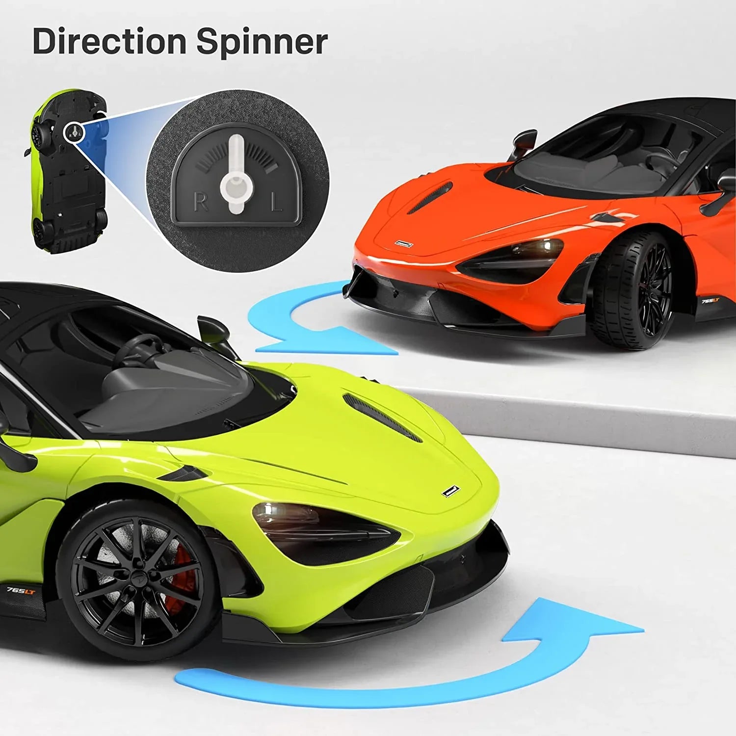 MIEBELY Remote Control Car, McLaren Rc Cars Officially Licensed 1/12 Scale 7.4V 900mAh Toy Car with 12km/h Fast Model Car Headlight for Adults Kids Boys Age 6-12 Year Birthday Ideas Gift Green - MIEBELY