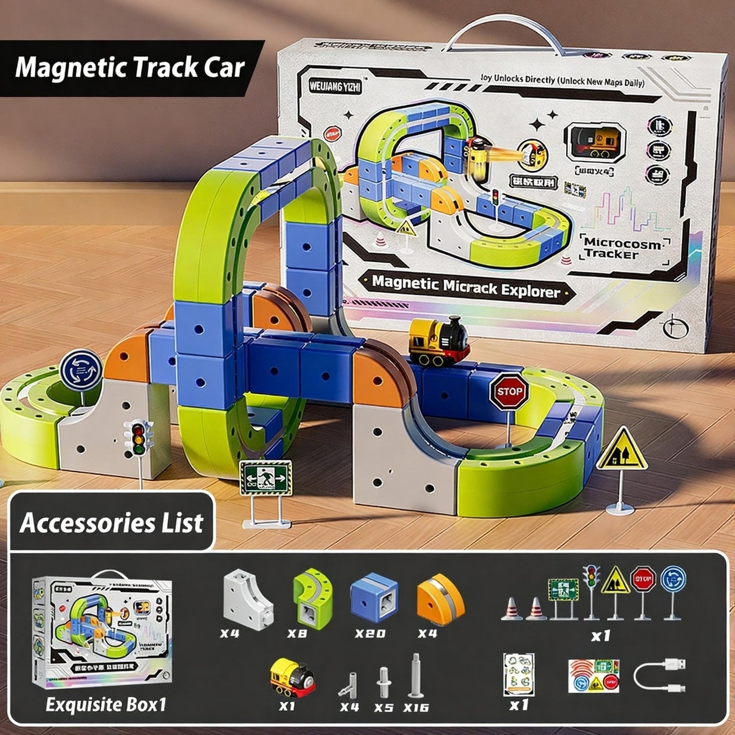 MIEBELY: Maglev STEM Assembly Toy for Kids