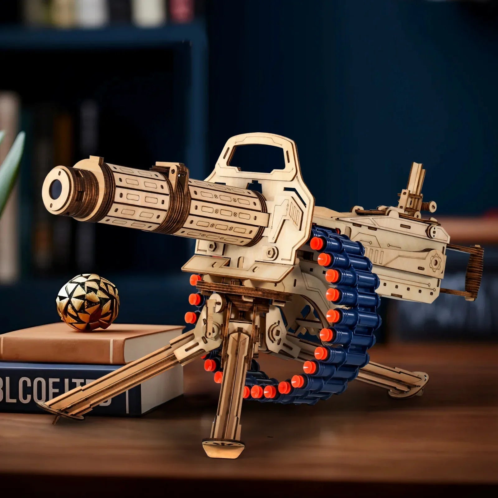 Not Just a Puzzle: MIEBELY's Wooden Gatling, Making Weekend Playtime "Pop"
