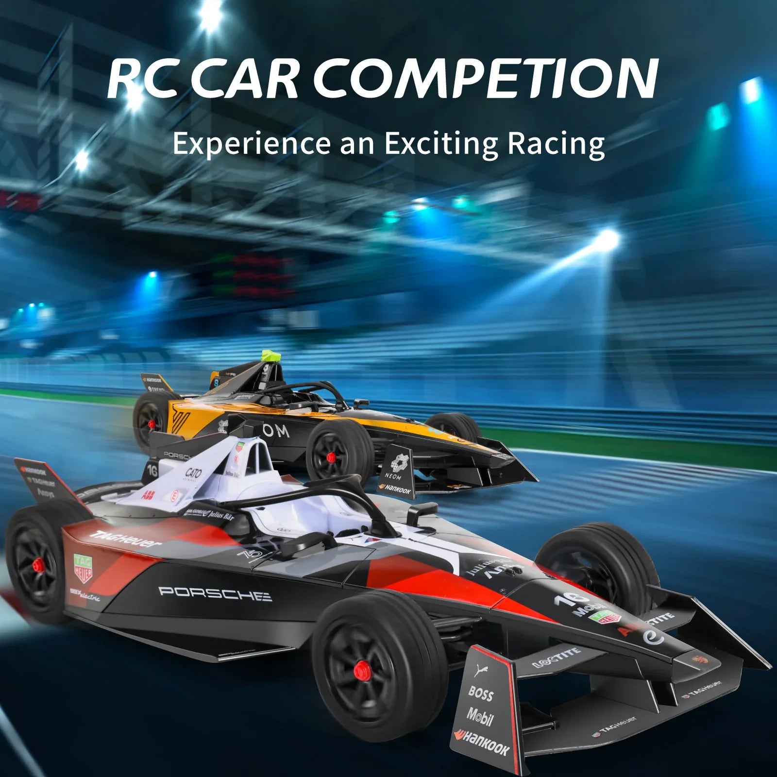 MIEBELY Remote Control Car - 1/14 Scale Authentic Licensed Porsche Formula Rc Race Car,2.4GHz 3.7V 500 mAh Toys, Racing Hobby Car Model Ideal Gifts for Adults Kids Boys Girls - MIEBELY