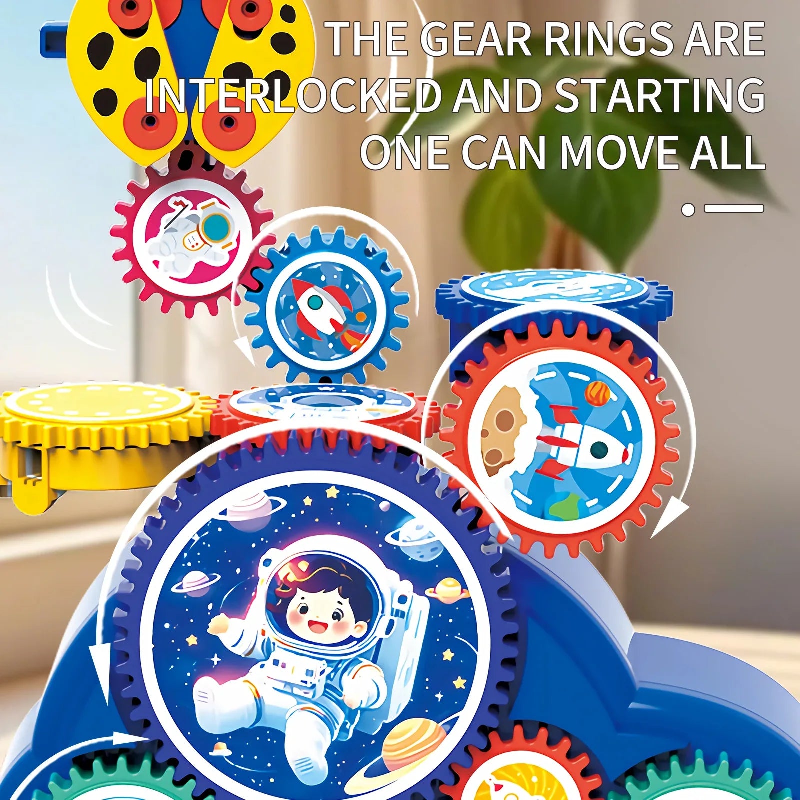 STEM Learning Gears Toys for Boys Girls Age 3+ Years old, Toddler Engineers Building Toy Set for 3-5, 30Pcs Educational Construction Toy Set for Kids, Birthday Gift for Kid Toys, Kindergarten Science - MIEBELY