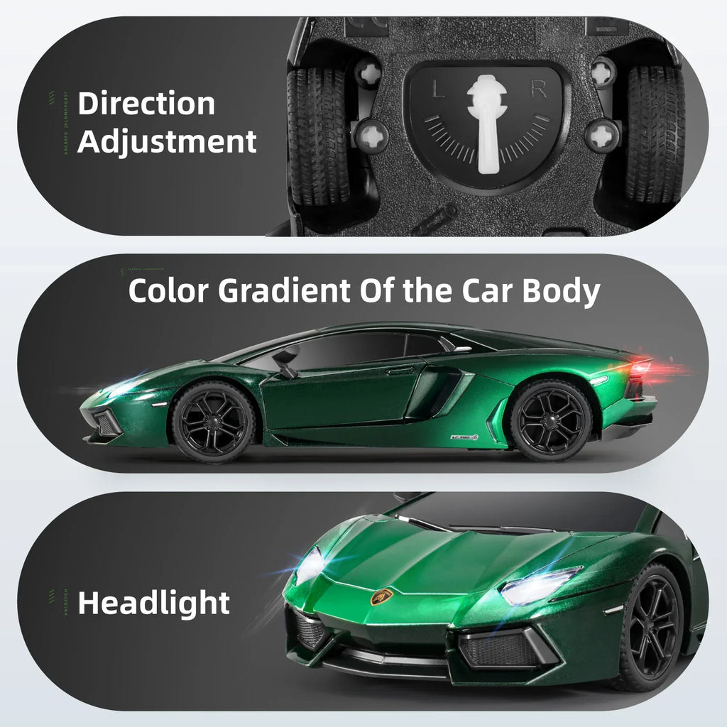 MIEBELY Lamboghini RC Car - 1:24 Scale Lambo Toy Car 3.7V 500mAh, Sián Fast Remote Control Car for Boys 8-12, Rc Race Model Birthday Gifts for Kids Adults Boys Girls Age 6-12 Year Old - MIEBELY