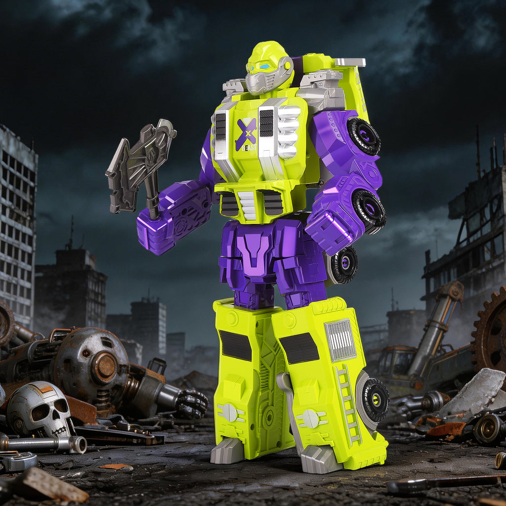 4-in-1 Magnetic Gorilla Transforming Robot Set