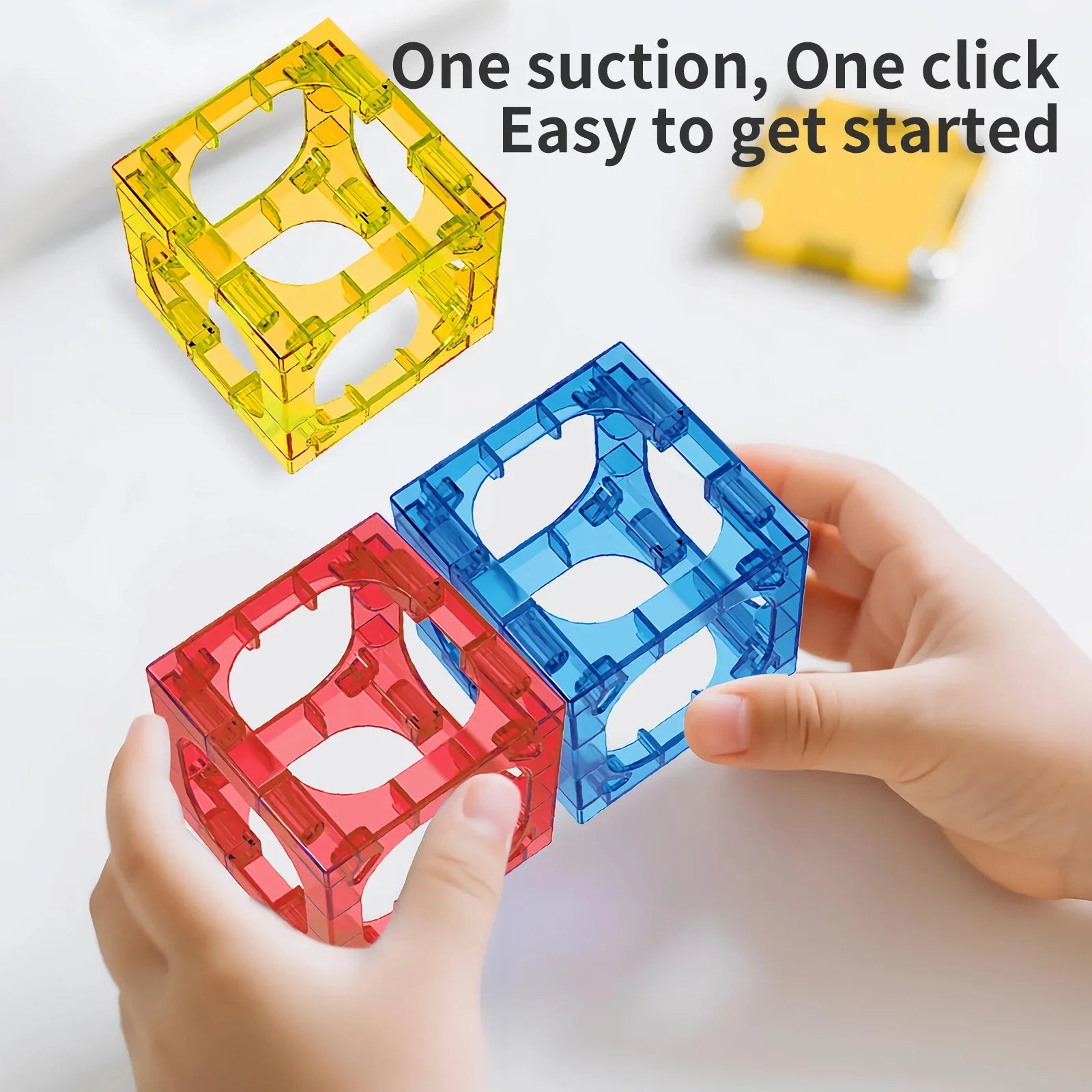 MIEBELY Magnetic Tiles, 112 PCS Magnetic Maze Building Blocks Toy for Kids with Glowing Ball, Magnet Marble Run Set, STEM Education Toddler Toy Building Block Gifts for Boys and Girls 3 4 5 6 7 8 9 - MIEBELY