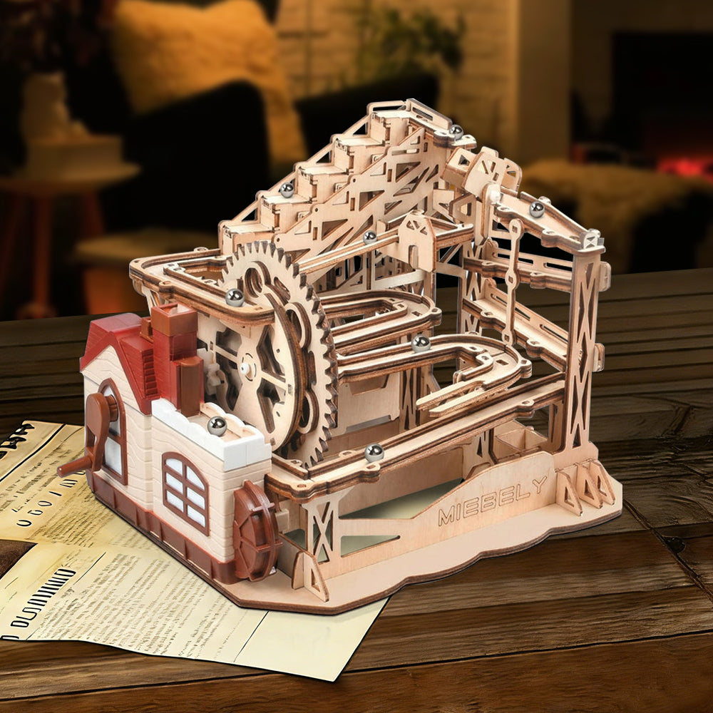 235-Piece 3D Wooden Marble Run Puzzle