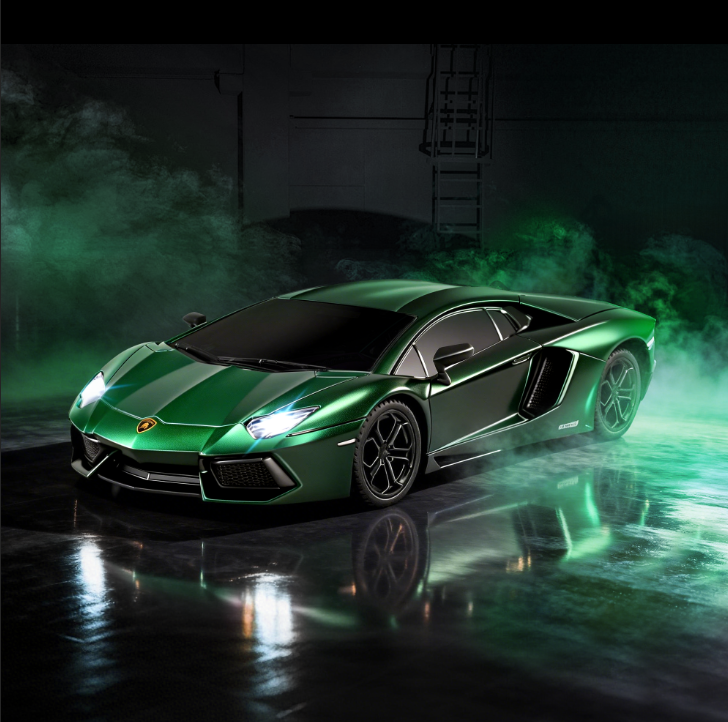 1:24 Lamborghini Sian Remote Control Car (Green)