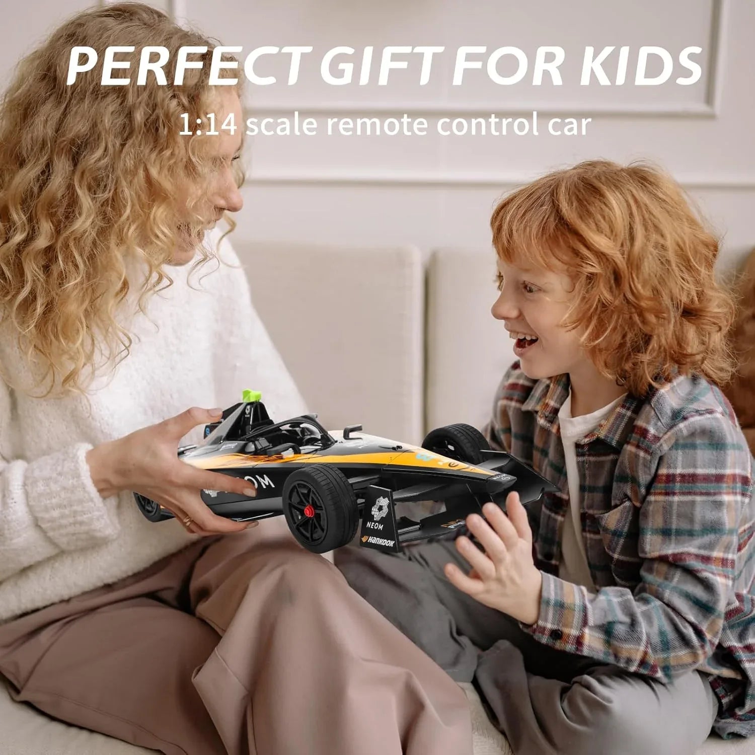 MIEBELY Remote Control Car - 1/14 Scale Authentic Licensed McLaren NEOM Formula Rc Race Car,2.4GHz 3.7V 500 mAh Toys, Racing Hobby Car Model Ideal Gifts for Adults Kids Boys Girls - MIEBELY