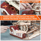 MIEBELY for Mom 3D Wooden Puzzles for Adults, 235 Pieces DIY Wood Marble Run Model Kits, Electrical Mechanical Gear W/Motor Building Kit, 3D Puzzle Creative Home Decor Gift Ideas