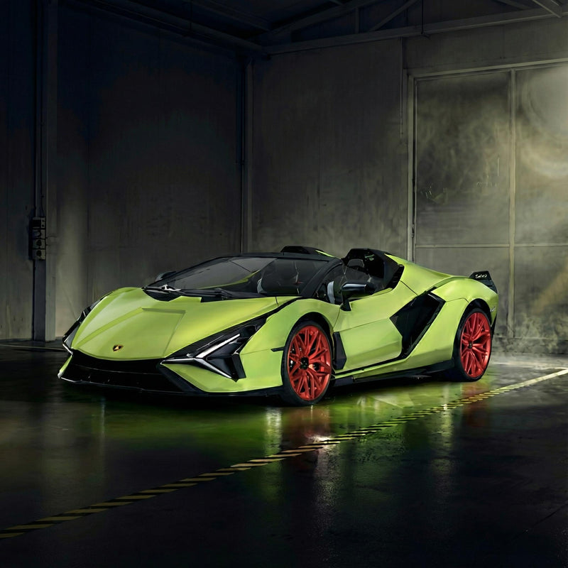 1:12 Lamborghini Sian Remote Control Car (Green)