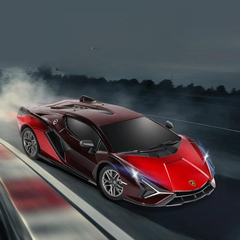 1:24 Lamborghini Sian Remote Control Car (Red)