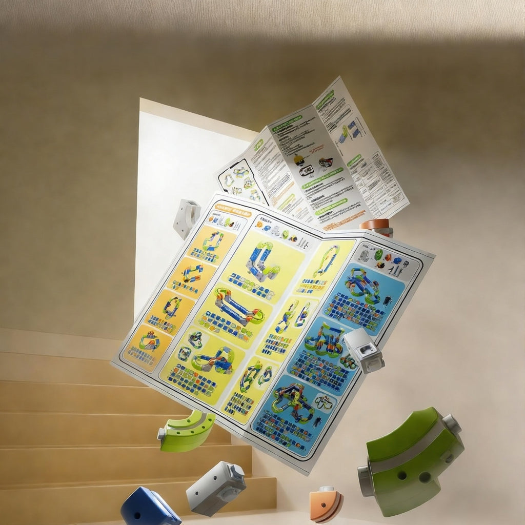 126 PCS Magnetic Electric Track Set