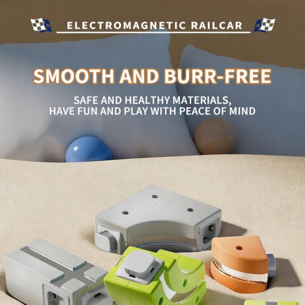 126 PCS Magnetic Electric Track Set