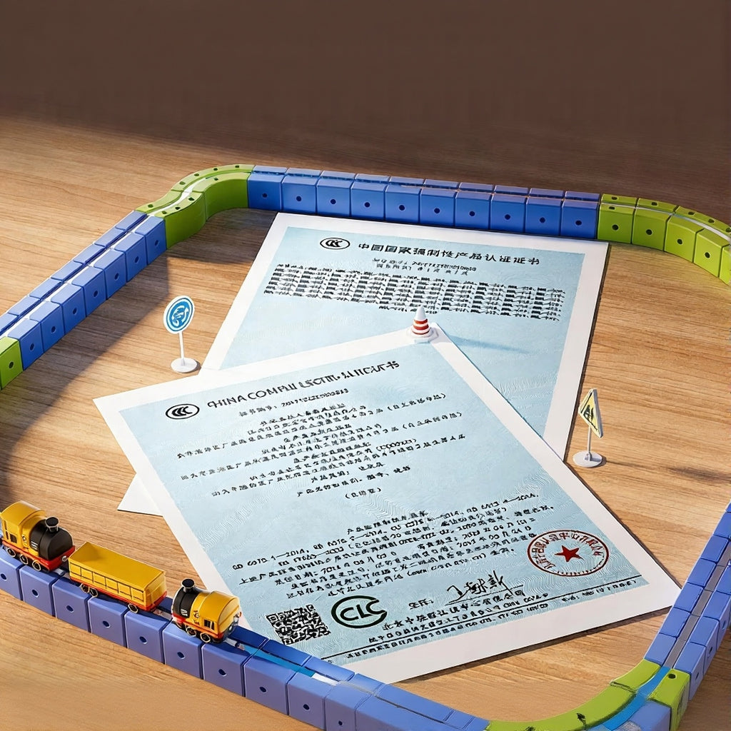 126 PCS Magnetic Electric Track Set