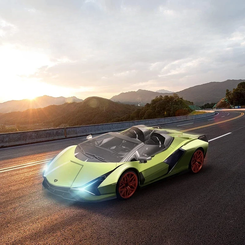 1:12 Lamborghini Sian Remote Control Car (Green)