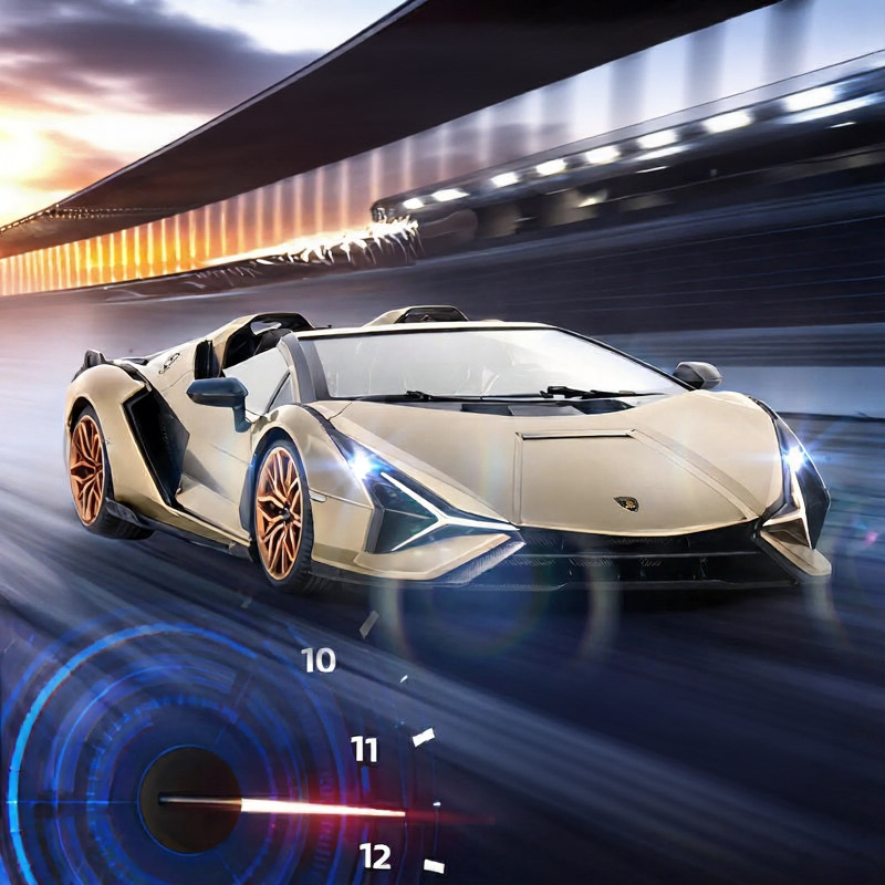 1:16 Lamborghini Remote Control Car (Champagne Gold)