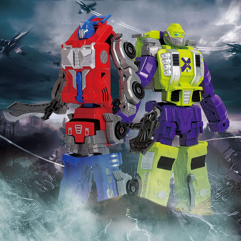 4-in-1 Magnetic Gorilla Transforming Robot Set