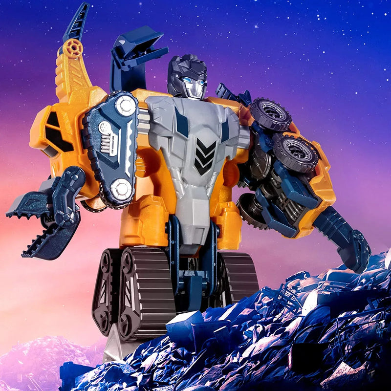 5-in-1 Magnetic Transforming Robot Set