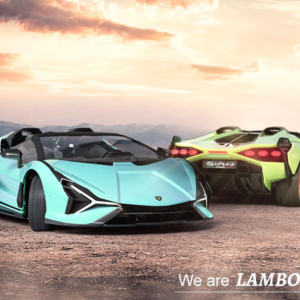 1:12 Lamborghini Sian Remote Control Car (Green)