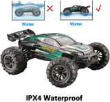 MIEBELY RC Cars 1: 16 Scale All Terrain 4x4 Remote Control Car for Adults & Kids, 40+ KM/H Waterproof Off-Road RC Trucks, High Speed Electronic Cars, 2.4Ghz Radio Controller, 2 Batteries, 2 Car Bodies